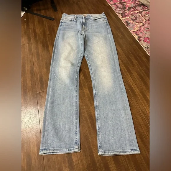 Mother the mid rise dazzler flood sweet petals wash size 27 style 10526-686 - Picture 9 of 11